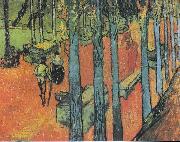 Vincent Van Gogh fallende Blatter painting